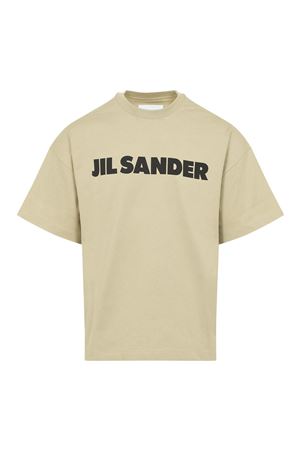 Beige cotton T-shirt JIL SANDER | J22GC0221J20348273